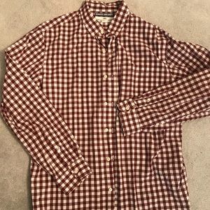 Old navy checkered plaid button up size XL